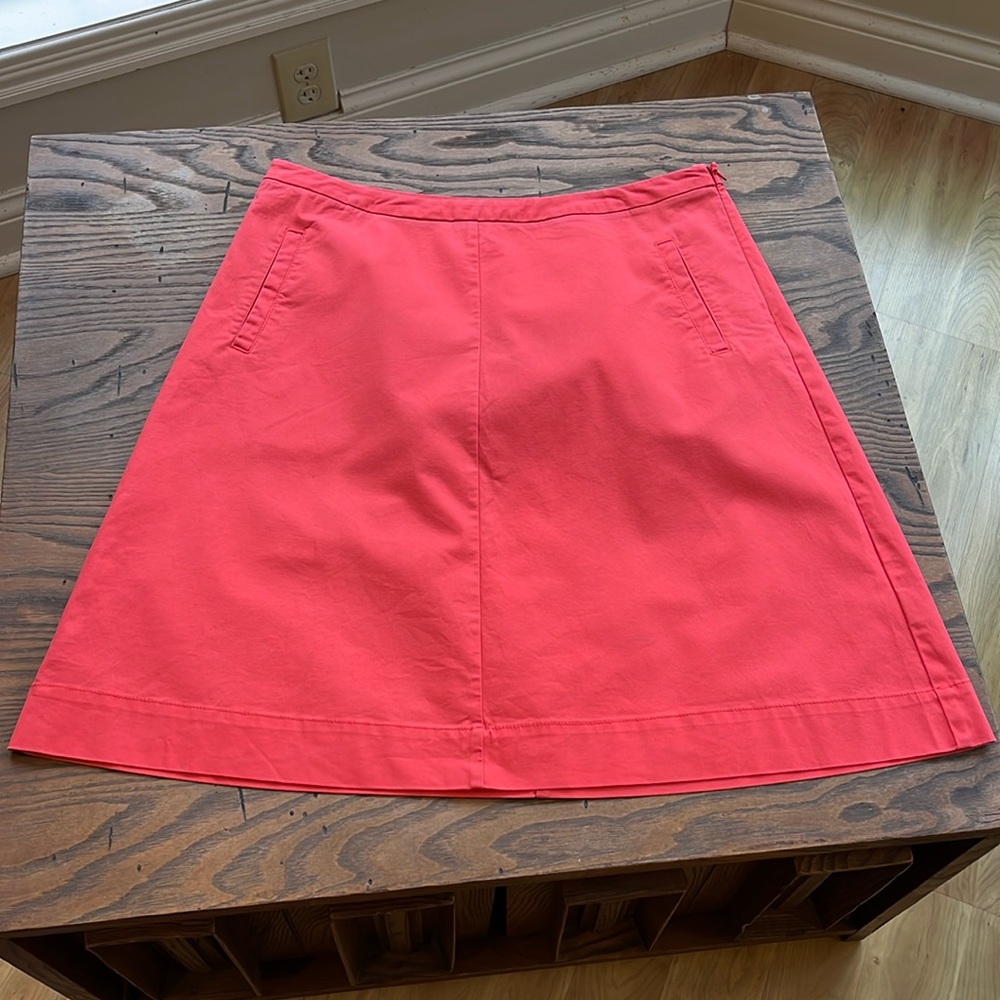 Boden Coral A-Line Skirt